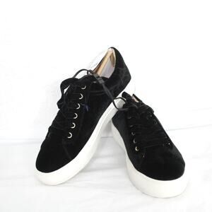 Loft Velvet Lace Up Sneakers Size 6.5 NWT